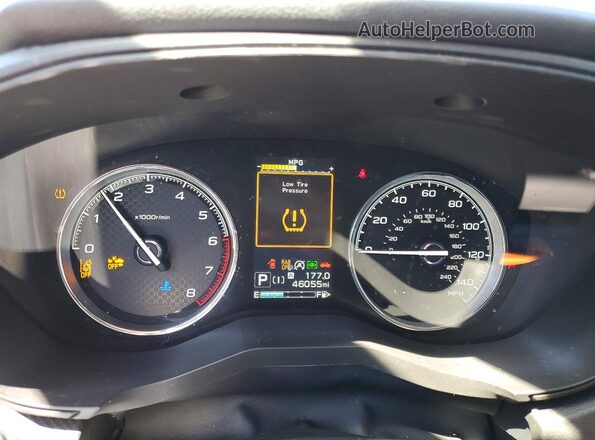 JF2SKAXCXMH448229 2021 SUBARU FORESTER Gray Widok zestawu wskaźników