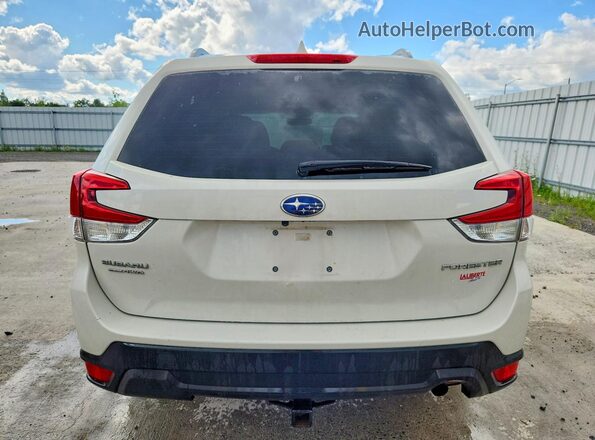 JF2SKEBC3KH446625 2019 SUBARU FORESTER White უკანა ხედი