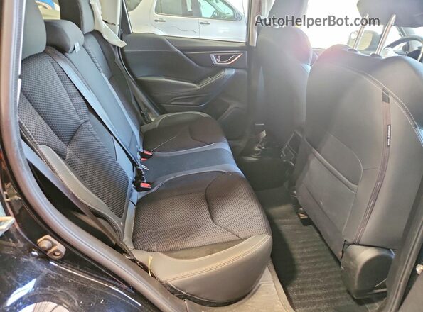 JF2SKEGC0KH583241 2019 SUBARU FORESTER Black Widok tylnych siedzeń
