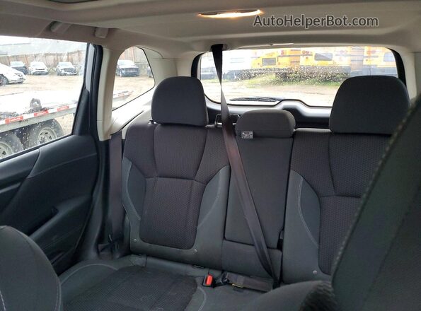 JF2SKEGC2KH537295 2019 SUBARU FORESTER Silver Vista de los asientos traseros