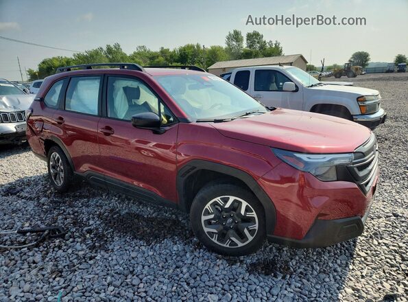 JF2SLDAC0SH540759 2025 SUBARU FORESTER Red Front right