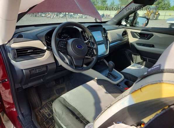 JF2SLDAC0SH540759 2025 SUBARU FORESTER Red Dashboard view