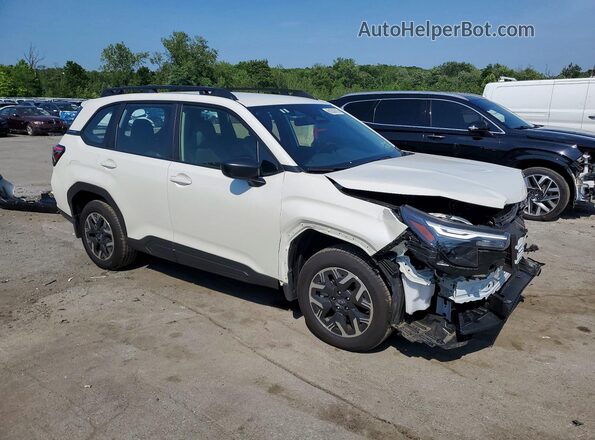 JF2SLDAC4SH617973 2025 SUBARU FORESTER White Առջևի աջ