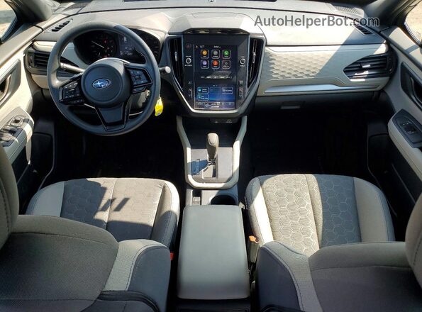JF2SLDAC4SH617973 2025 SUBARU FORESTER White Առջևի վահանակի տեսք