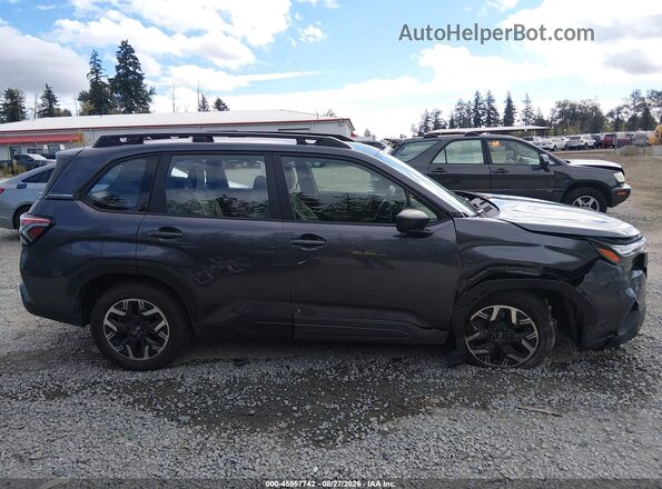 JF2SLDAC7SH481175 2025 SUBARU FORESTER Gray Սալոնի 360 աստիճան տեսք