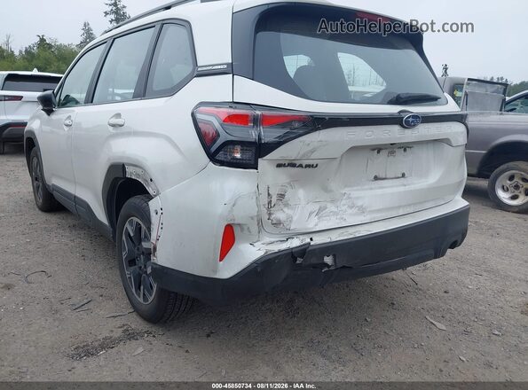 JF2SLDAC9SH520638 2025 SUBARU FORESTER White Vista frontal