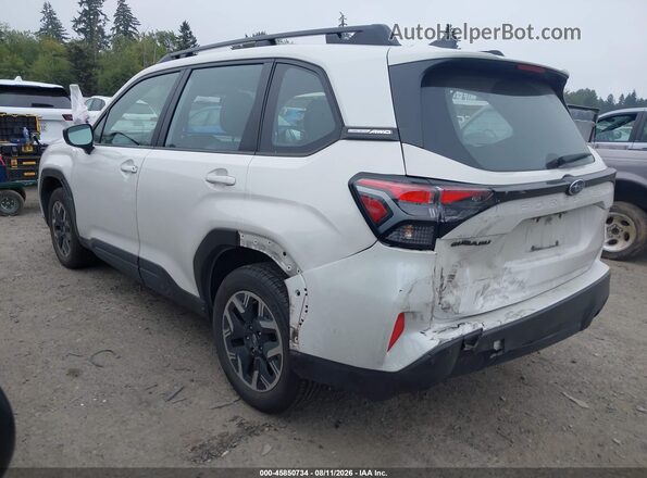 JF2SLDAC9SH520638 2025 SUBARU FORESTER White Trasero izquierdo
