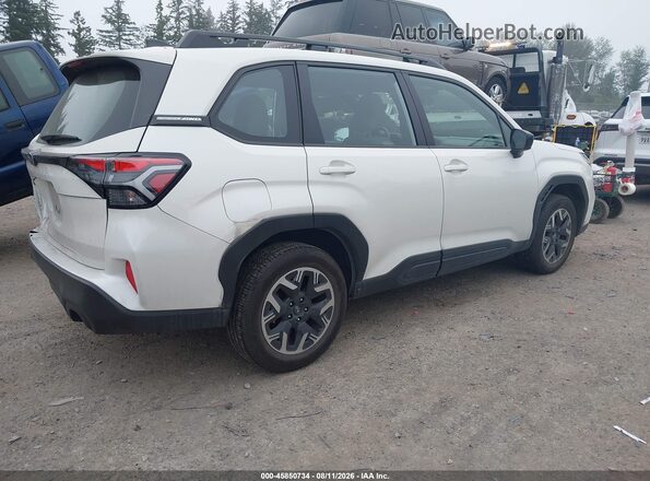 JF2SLDAC9SH520638 2025 SUBARU FORESTER White Trasero derecho