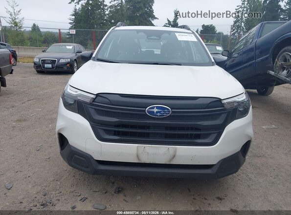 JF2SLDAC9SH520638 2025 SUBARU FORESTER White Vista del cuadro de instrumentos