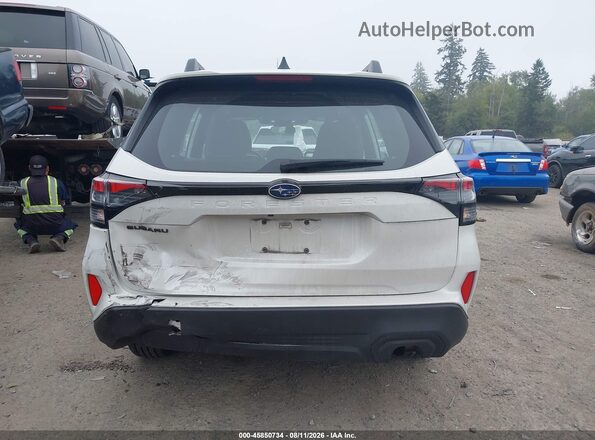JF2SLDAC9SH520638 2025 SUBARU FORESTER White 