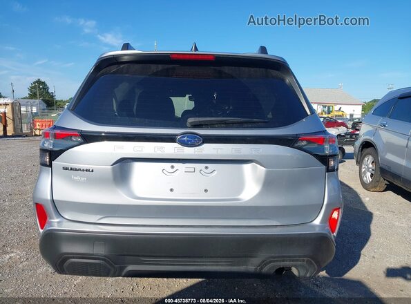 JF2SLDBC4SH417982 2025 SUBARU FORESTER Silver 