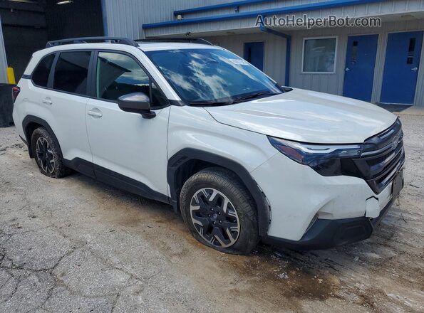 JF2SLDBC9SH582832 2025 SUBARU FORESTER Белый Передняя правая четверть