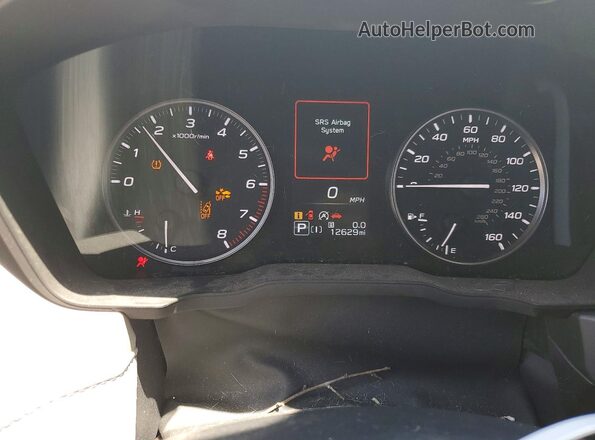 JF2SLDBC9SH582832 2025 SUBARU FORESTER Белый Вид щитка приборов