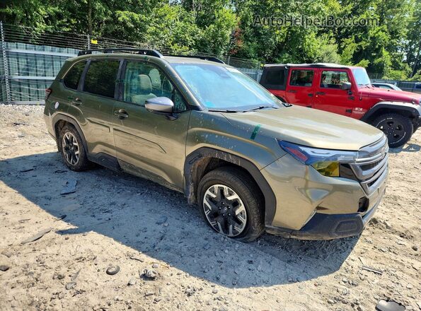 JF2SLDDC0SH447316 2025 SUBARU FORESTER Green Przód prawy