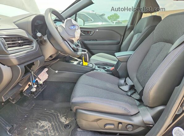 JF2SLDDC0SH540014 2025 SUBARU FORESTER Black Вид салону спереду