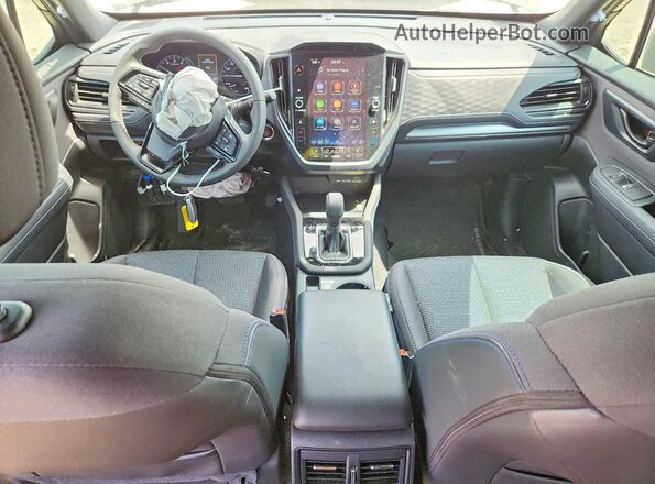 JF2SLDDC0SH540014 2025 SUBARU FORESTER Black Вид панелі приладів