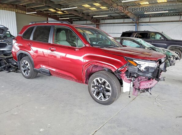 JF2SLDDC1SH440617 2025 SUBARU FORESTER Красный Передняя правая четверть