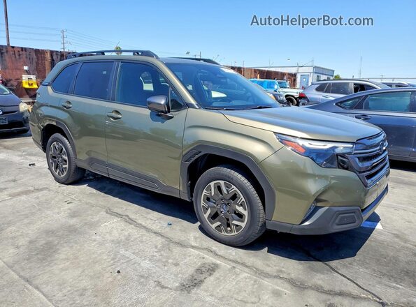 JF2SLDDC1SH519849 2025 SUBARU FORESTER Green Front right