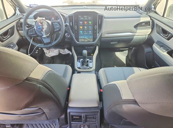 JF2SLDDC1SH577332 2025 SUBARU FORESTER White Առջևի վահանակի տեսք