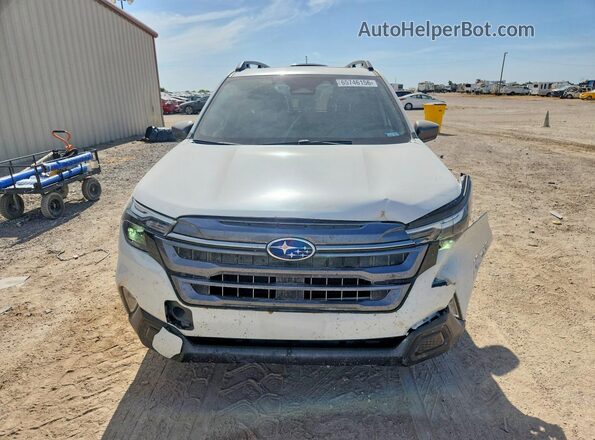 JF2SLDDC1SH577332 2025 SUBARU FORESTER White Դիմացի տեսք