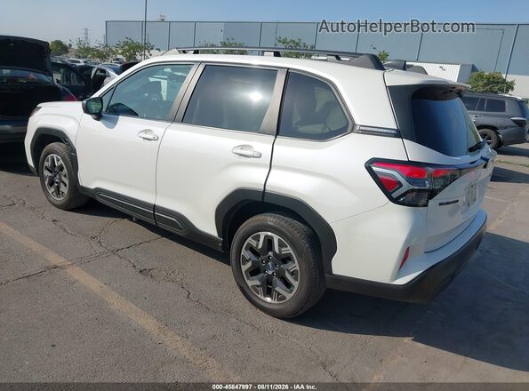 JF2SLDDC2SH584581 2025 SUBARU FORESTER White უკანა მარცხენა