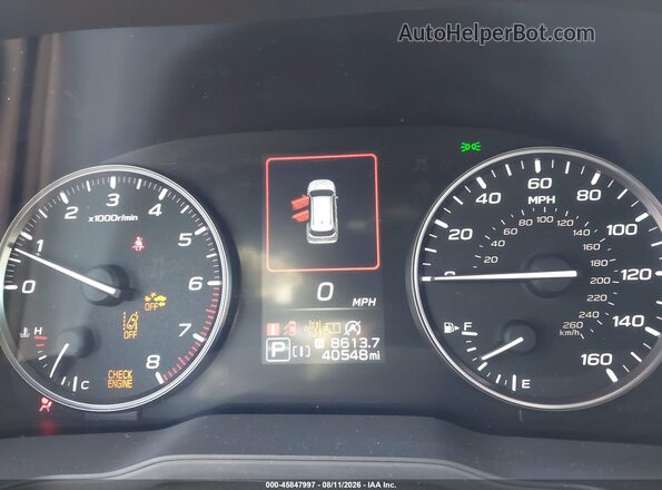 JF2SLDDC2SH584581 2025 SUBARU FORESTER White უკანა სავარძლების ხედი