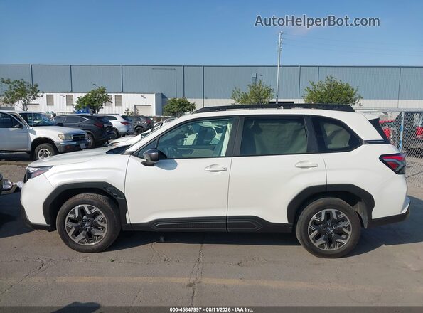 JF2SLDDC2SH584581 2025 SUBARU FORESTER White სალონის 360-გრადუსიანი ხედი