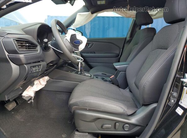 JF2SLDDC3SH558507 2025 SUBARU FORESTER Black Vista interior delantera