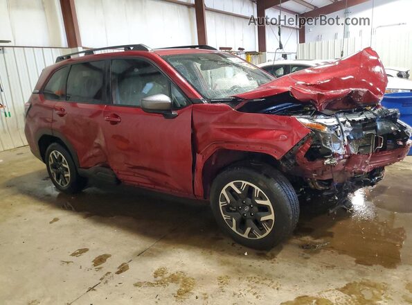 JF2SLDDC4SH508490 2025 SUBARU FORESTER Burgundy Front right
