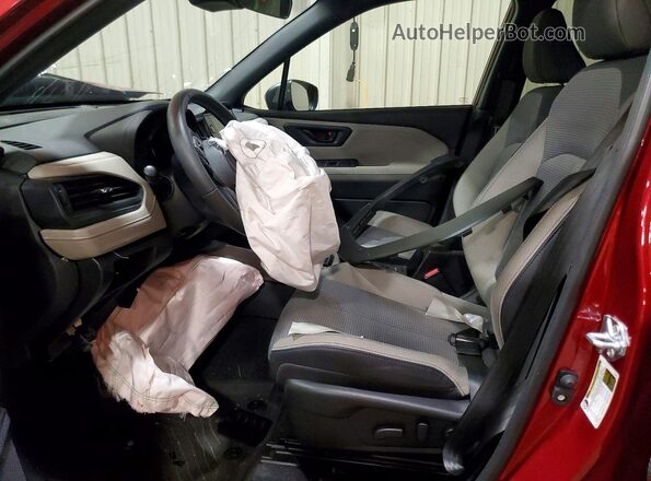 JF2SLDDC4SH508490 2025 SUBARU FORESTER Burgundy Front interior view