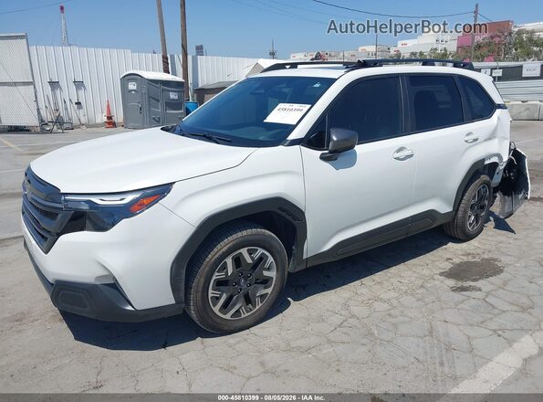 JF2SLDDC4SH558208 2025 SUBARU FORESTER White Przód lewy