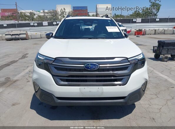 JF2SLDDC4SH558208 2025 SUBARU FORESTER White Widok zestawu wskaźników