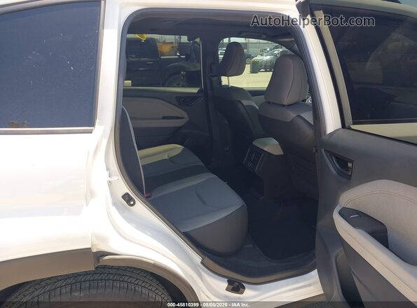 JF2SLDDC4SH558208 2025 SUBARU FORESTER White Widok naklejki z numerem VIN