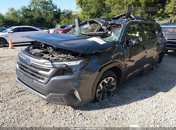 JF2SLDDC6SH575463 2025 SUBARU FORESTER Gray Առջևի ձախ երեք քառորդ տեսարան
