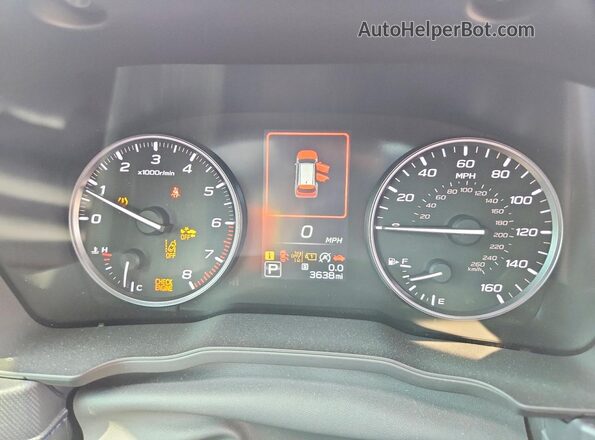 JF2SLDDC6SH591405 2025 SUBARU FORESTER Silver Instrument cluster view
