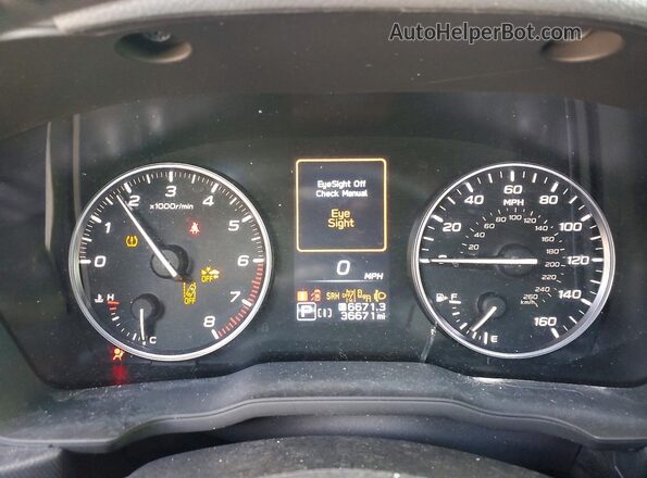 JF2SLDDC9SH456614 2025 SUBARU FORESTER Gray Instrument cluster view