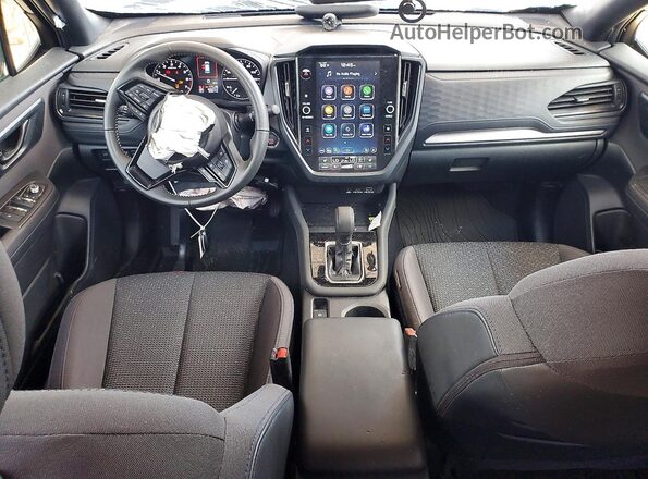 JF2SLDDC9SH456614 2025 SUBARU FORESTER Gray Dashboard view