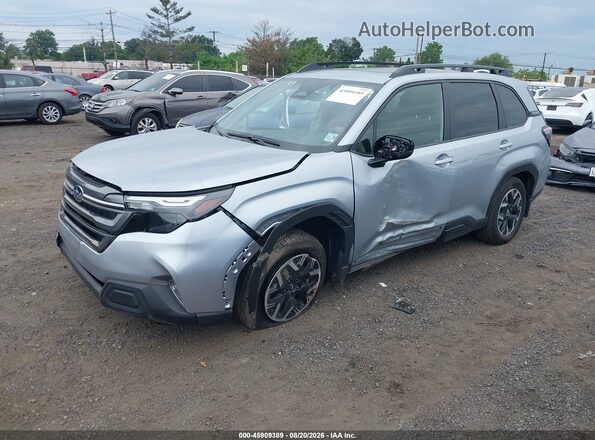 JF2SLDDC9SH478029 2025 SUBARU FORESTER Серебряный Передняя левая четверть