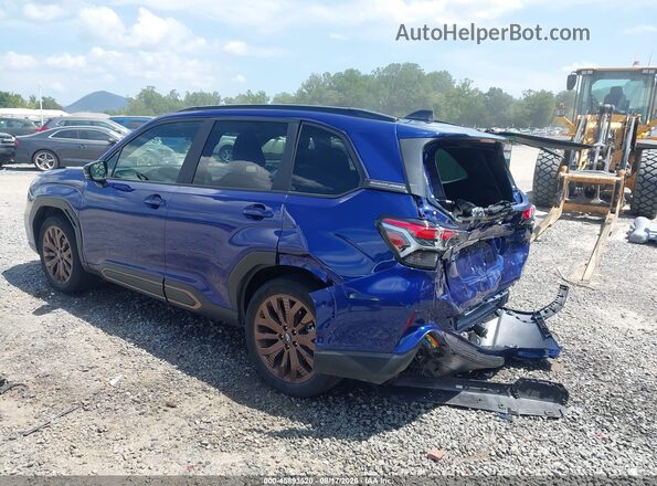 JF2SLDHC4SH462475 2025 SUBARU FORESTER Blue უკანა მარცხენა