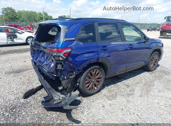 JF2SLDHC4SH462475 2025 SUBARU FORESTER Blue უკანა მარჯვენა