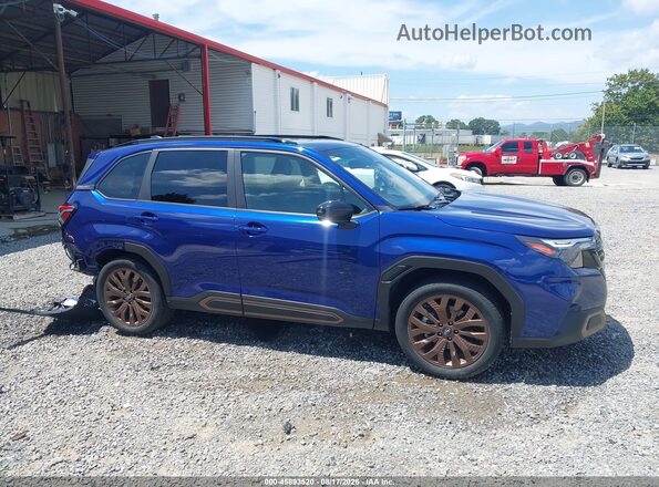 JF2SLDHC4SH462475 2025 SUBARU FORESTER Blue უკანა სალონის ხედი