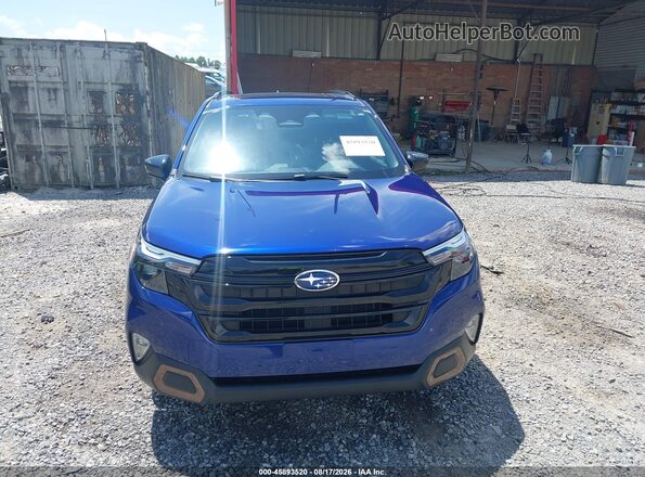 JF2SLDHC4SH462475 2025 SUBARU FORESTER Blue ხელსაწყოთა პანელის ხედი