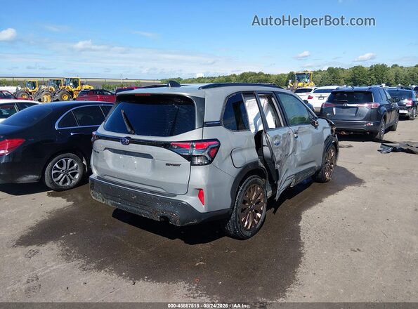 JF2SLDHC5SH563122 2025 SUBARU FORESTER Серый Задняя правая четверть