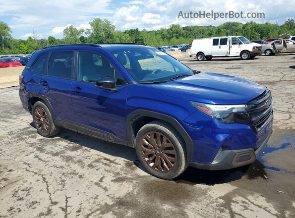 JF2SLDHC8SH563924 2025 SUBARU FORESTER Blue Առջևի աջ