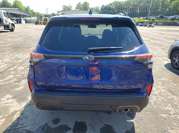 JF2SLDHC8SH563924 2025 SUBARU FORESTER Blue Հետևի տեսք