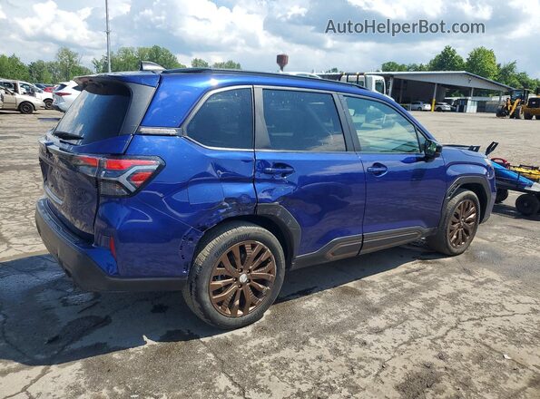 JF2SLDHC8SH563924 2025 SUBARU FORESTER Blue Հետևի աջ