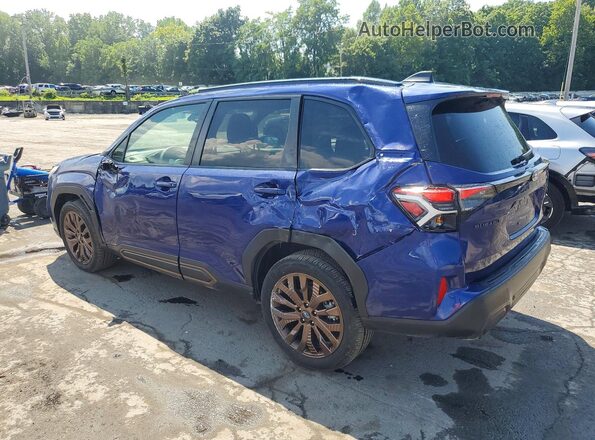 JF2SLDHC8SH563924 2025 SUBARU FORESTER Blue Հետևի ձախ
