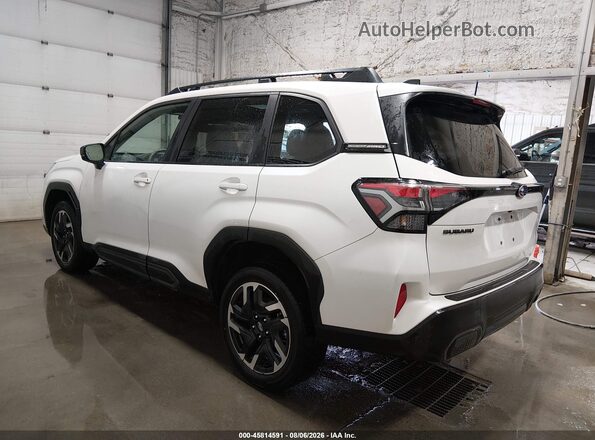 JF2SLDNC8SH615315 2025 SUBARU FORESTER White Rear left
