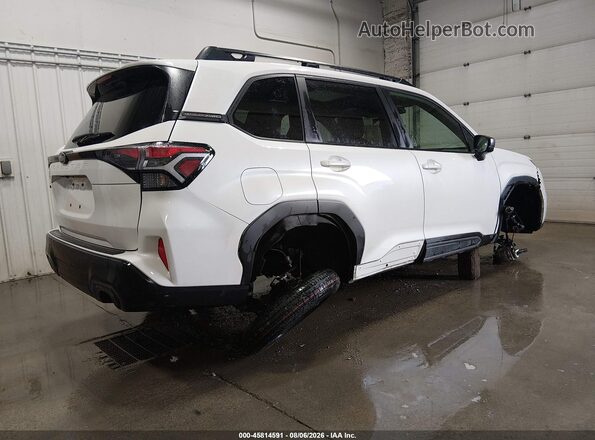 JF2SLDNC8SH615315 2025 SUBARU FORESTER White Rear right