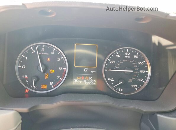 JF2SLDRC4SH502309 2025 SUBARU FORESTER Blue ხელსაწყოთა პანელის ხედი